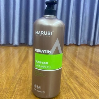 Bộ Dầu gội đầu cặp xả gội MARUBI 2000ML chiết xuất collagen,keratin giúp phục hồi tóc hư tổn