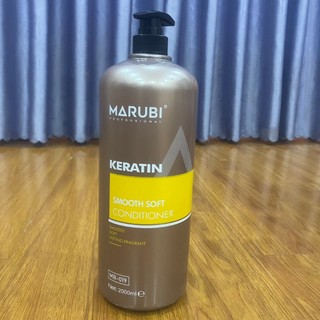 Bộ Dầu gội đầu cặp xả gội MARUBI 2000ML chiết xuất collagen,keratin giúp phục hồi tóc hư tổn
