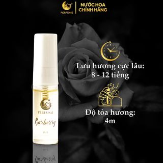 Gift Test Nước Hoa Nữ Barberry 3ML - K3 Perfume
