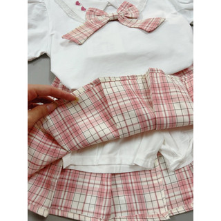 [14- 28kg] Set váy bé gái - set xinh đi học cho bé.hàng QCCC mẫu mới - đồng phục học sinh phong cách Hàn Quốc