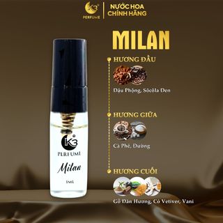Gift Test Nước Hoa Nam Milan 3ML - K3 Perfume