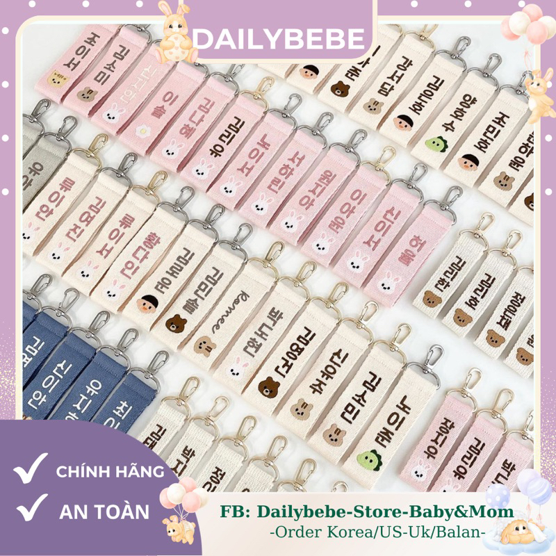 NAMETAG THÊU TÊN HÀN QUỐC CHÍNH HÃNG MADE IN KOREA | Shopee Việt Nam