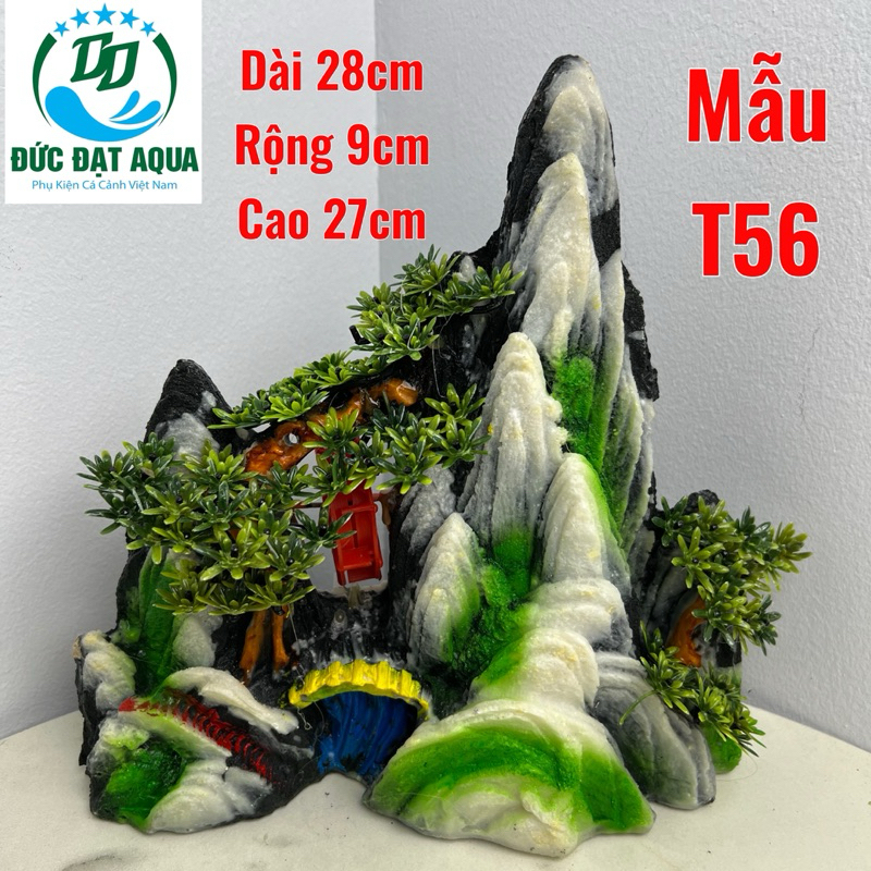 Mô hình núi đá tiểu cảnh hòn non bộ với gần 100 mẫu trang trí bể cá, bể thủy sinh cao cấp 9
