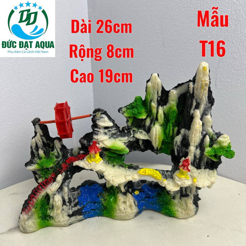 Mô hình núi đá tiểu cảnh hòn non bộ với gần 100 mẫu trang trí bể cá, bể thủy sinh cao cấp 8