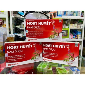Hoạt Huyết NAM DƯỢC - Giúp cải thiện thiếu máu não, đau đầu (Hộp 50 viên)