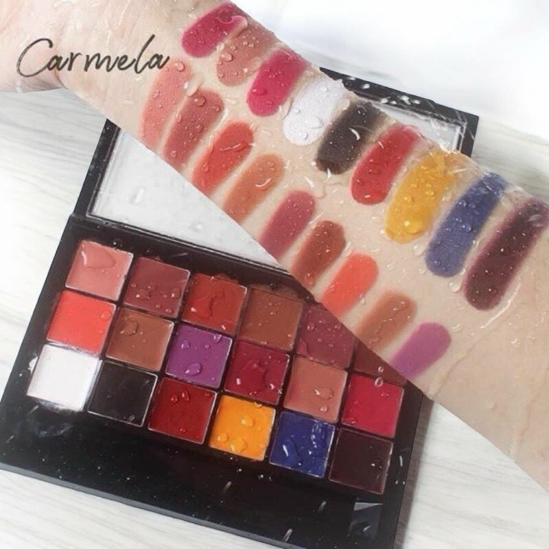 Bảng Son Carmela Amplified Color Matching Lipstick 18 Ô
