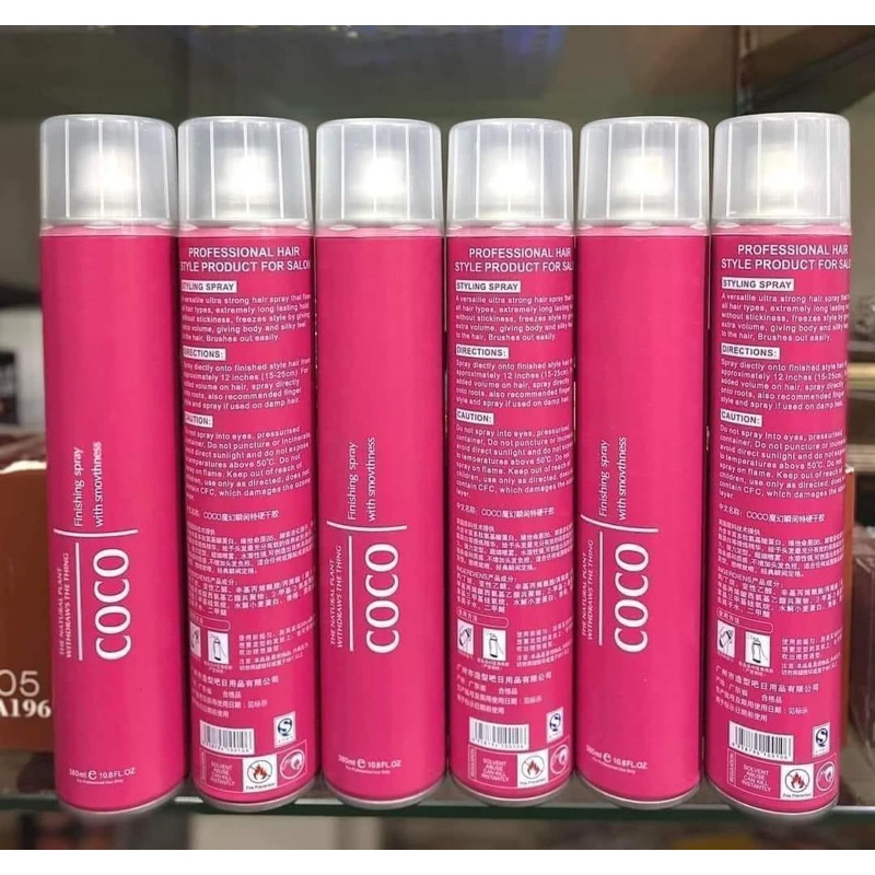 Keo xịt tóc Coco, bản thay thế cho keo Jacqualines. Giá rẻ chất lượng cao