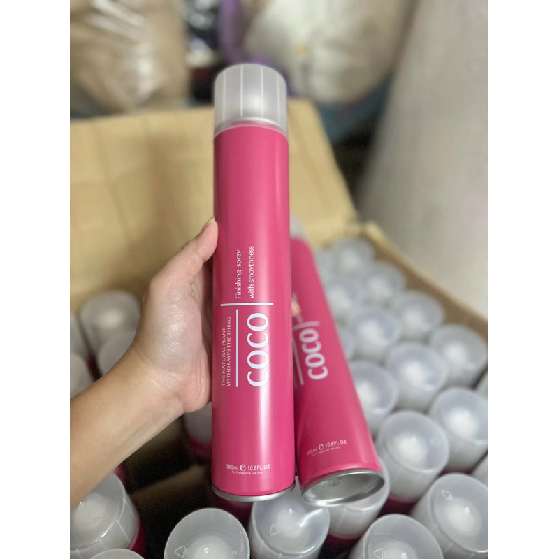 Keo xịt tóc Coco, bản thay thế cho keo Jacqualines. Giá rẻ chất lượng cao