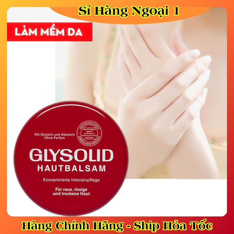 [auth] Kem dưỡng ẩm Glysolid Hautbalsam, 100 ml của Đức [Hot]