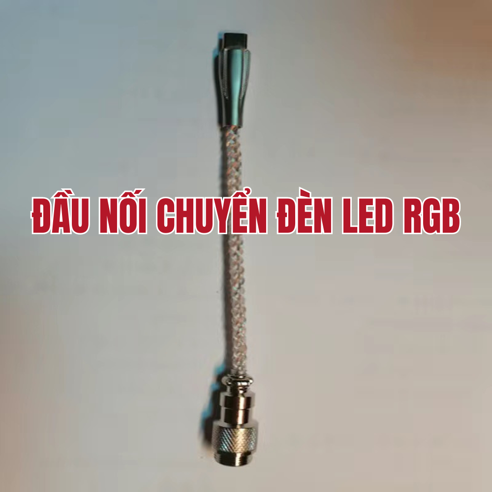 Dây cáp lò xo custom led bàn phím cơ usb - type C, đầu nối led rgb ,dây ...