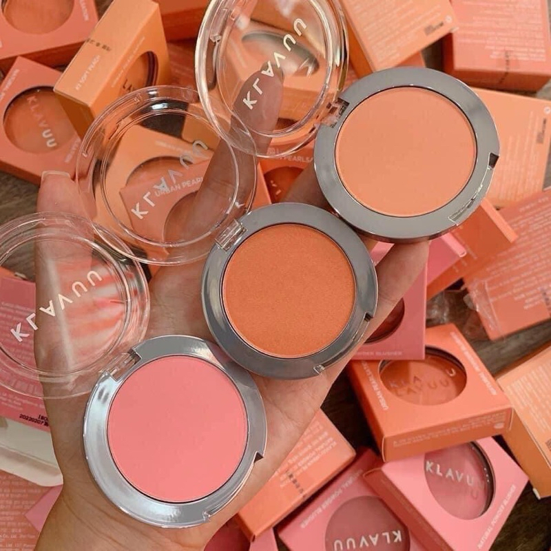 Má hồng Klavuu lỳ, siêu bền chắc, mang lại vẻ rạng rỡ sau khi make up