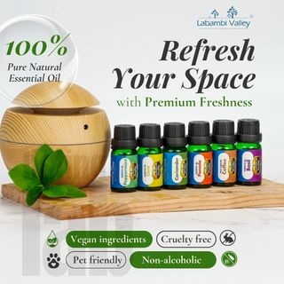 Tinh dầu vỏ chanh nguyên chất Labambi Valley chiết xuất 100% tinh dầu thiên nhiên 10ml/20ml/30ml/50ml