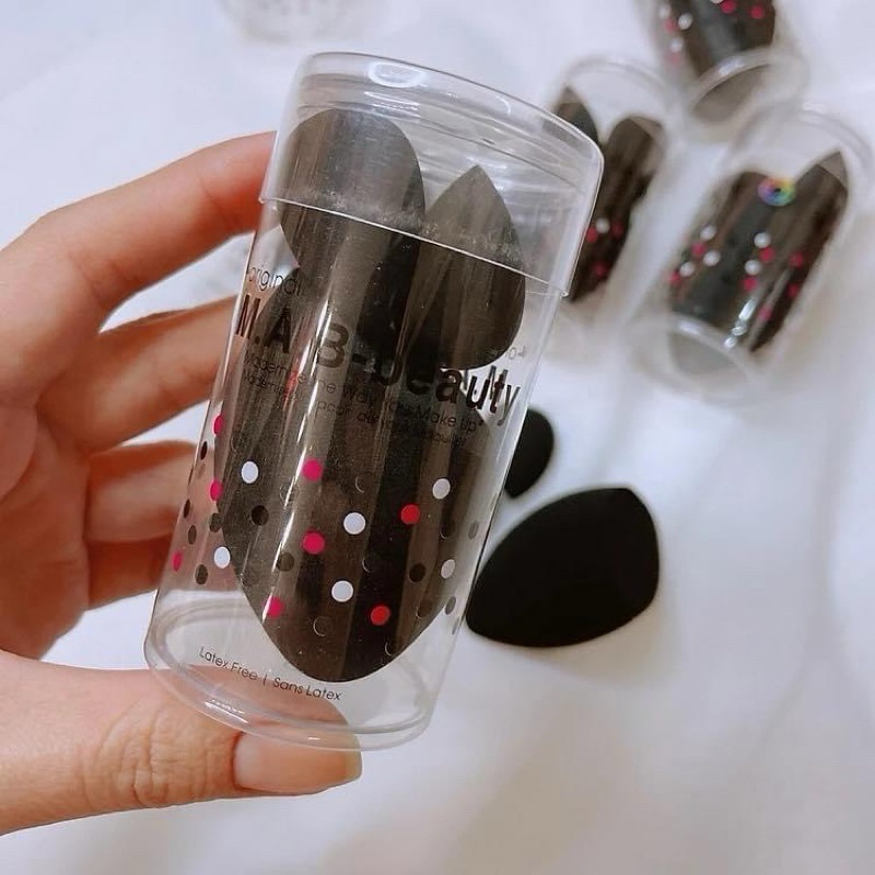 Set bông giọt nuớc 3 cái MAB, giúp việc tán nền trở nên dễ dàng vệ sinh.