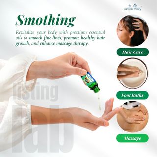 Tinh dầu bạc hà nguyên chất Labambi Valley chiết xuất 100% tinh dầu thiên nhiên 10ml/20ml/30ml/50ml/100ml