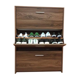 Tủ Giày gỗ thông minh, 3 tầng cánh lật vô cùng tiện phong cách trẻ trung phù hợp mọi không gian DQ HOME