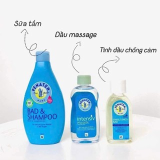 Sữa tắm gội, kem dưỡng da, tinh dầu massage, tinh dầu tràm tắm Penaten Đức cho bé từ sơ sinh