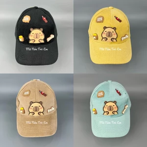 MŨ KẾT CAPYBARA CHO TRẺ EM - MŨ LƯỠI TRAI CUTE CHO BÉ TRAI