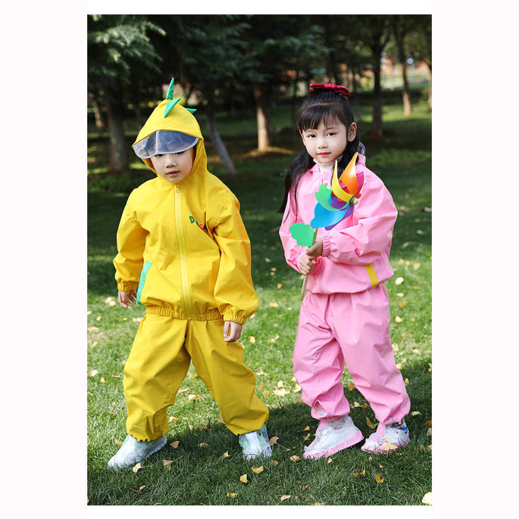 ÁO MƯA BỘ,BỘ QUẦN +ÁO ĐI MƯA CAO CẤP TRẺ EM CHỐNG NƯỚC,CHẤT LIỆU AN TOÀN CHO BÉ AMB01