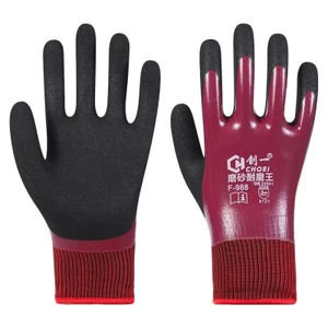 Găng tay CHOEI F988 phủ cao su, nitrile chống mài mòn, chống dầu nhớt,kháng nước