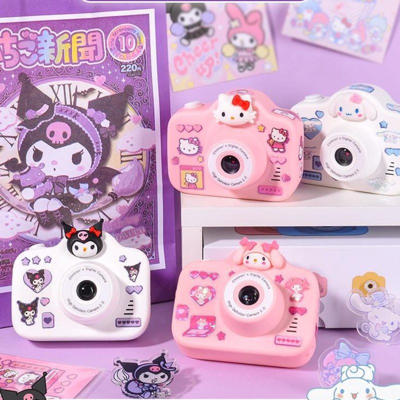 Máy Chụp Ảnh Máy Ảnh Cho Bé Kuromi Dễ Thương Tặng Kèm Thẻ Nhớ Cho Bé Chụp Ảnh - Đồ Chơi Cho Bé PUKAPI