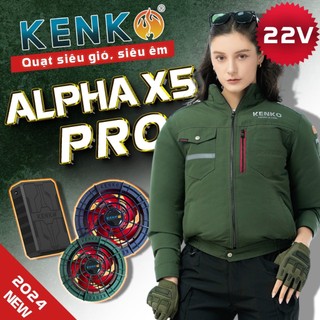 Áo quạt điều hòa KENKO Promax 22v quạt spider mới nhất 2024 nâng cấp nhiều công nghệ