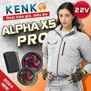 Áo quạt điều hòa KENKO Promax 22v quạt spider mới nhất 2024 nâng cấp nhiều công nghệ