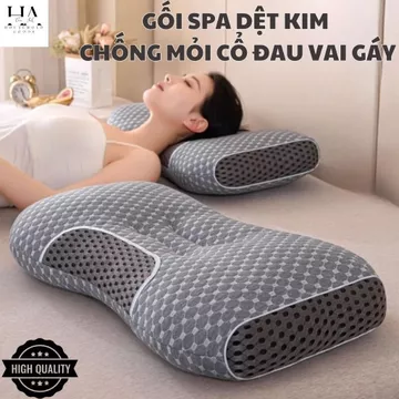 Gối ngủ chống đau mỏi cổ vai gáy tiêu chuẩn spa, khách sạn mềm mại, thoáng khí - Gối ngủ hỗ trợ cổ vai gáy hạn chế ngáy