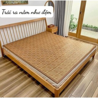 🌄GIẢM SỐC🌄 Nệm Chiếu Mây Lụa Phong Cách Nhật Bản, Nệm Mây Tự Nhiên Điều Hòa Nằm Thoáng Mát, Êm Ái