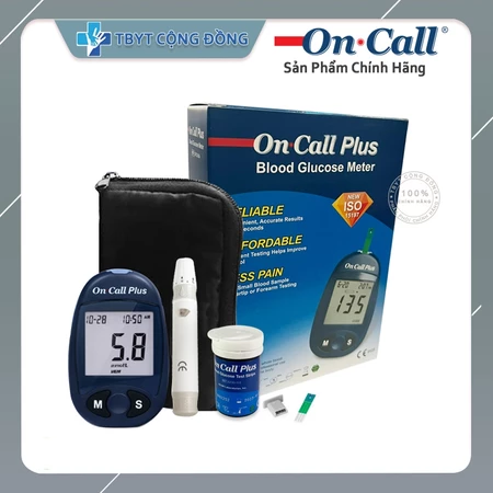 Máy Đo Đường Huyết Acon On Call Plus + Tặng Lọ 25 Que Thử