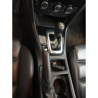 Bọc cần số phanh tay Mazda 3, 3s, 6 đời xe 2010-2015 ( loại cần số trơn không có lẫy chuyển số, khách nhắn shop đời xe)