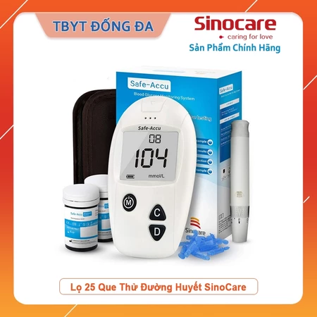 Máy Đo Đường Huyết Sinocare Safe Accu