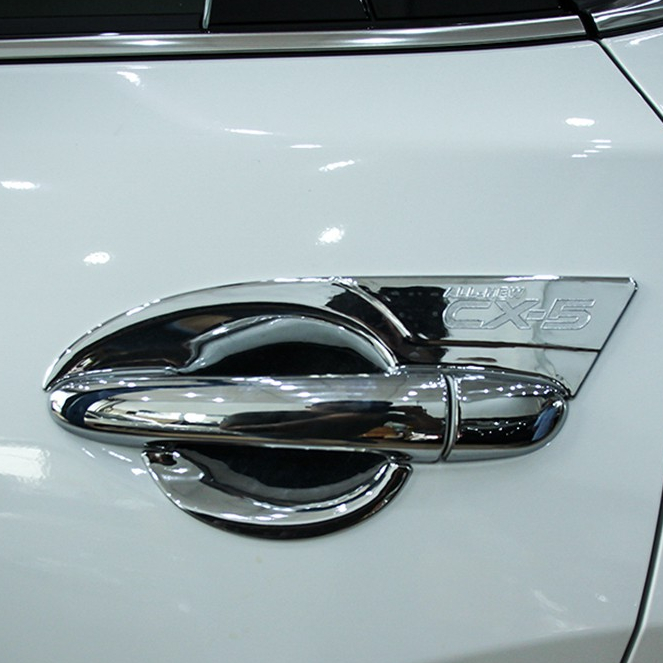 Ốp hõm cửa xe Mazda Cx5 2014 - 2017 - 2018 - 2025 nhựa ABS mạ crom cao cấp