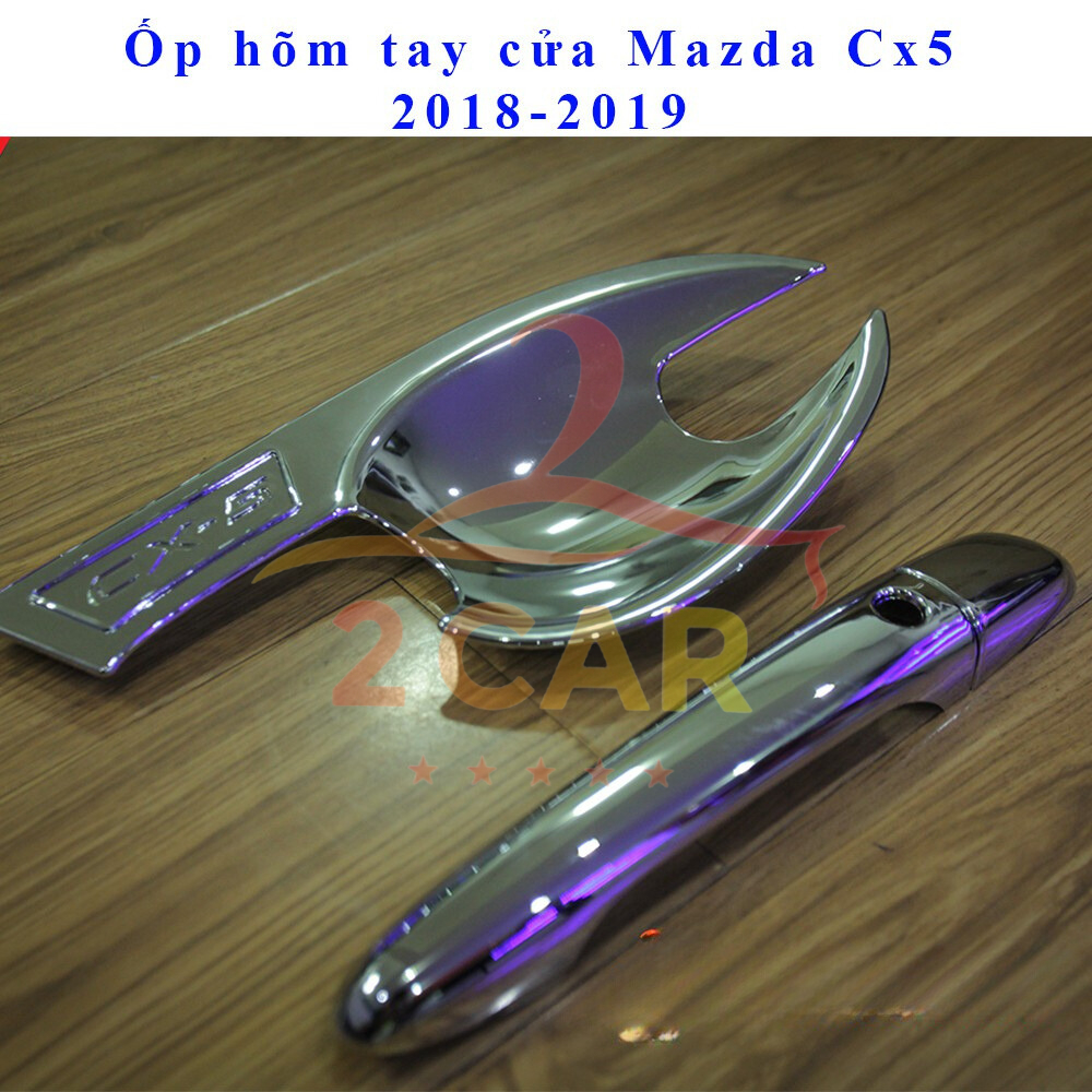 Ốp hõm cửa xe Mazda Cx5 2014 - 2017 - 2018 - 2025 nhựa ABS mạ crom cao cấp