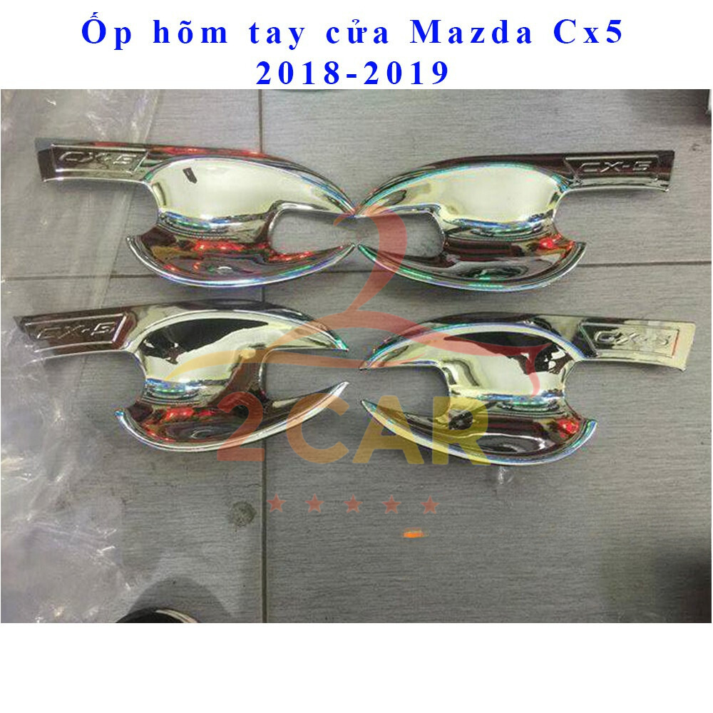 Ốp hõm cửa xe Mazda Cx5 2014 - 2017 - 2018 - 2025 nhựa ABS mạ crom cao cấp