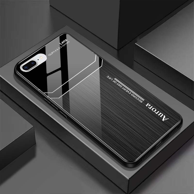 Ốp Lưng IPHONE 7, 8, 7 PLUS, 8 PLUS Mặt Lưng Kính Cường Lực Sáng Bóng