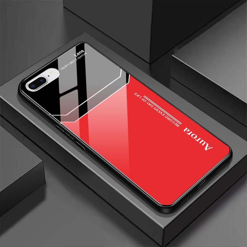Ốp Lưng IPHONE 7, 8, 7 PLUS, 8 PLUS Mặt Lưng Kính Cường Lực Sáng Bóng
