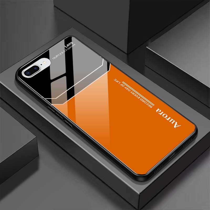 Ốp Lưng IPHONE 7, 8, 7 PLUS, 8 PLUS Mặt Lưng Kính Cường Lực Sáng Bóng