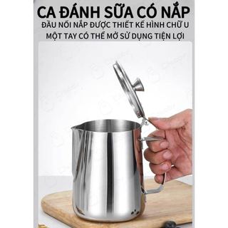 Bình đựng nước inox có nắp 350ml - 2000ml Chubyy Chef bình đựng nước, cà phê vô cùng sạch sẽ bình pha trà giữ nhiệt inox