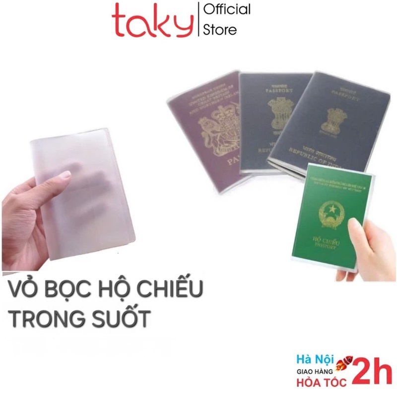 Bao Bọc Hộ Chiếu Passport Taky - Hình Ảnh Thực Tế