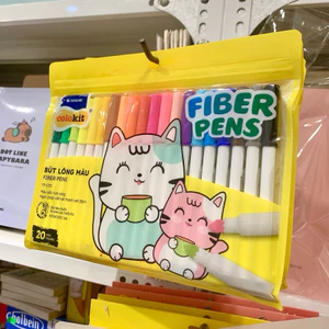 Set 20 bút Fiber pen Colorkit 🌻 hợp trang trí, planner, bullet journal 🐻💕 có thể viết nét thanh - nét đậm cho hssv, vp