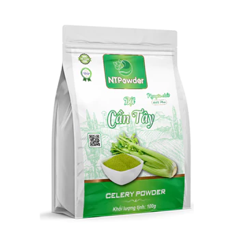 Bột Cần Tây sấy lạnh nguyên chất NTFood túi 100g - Nhất Tín Food