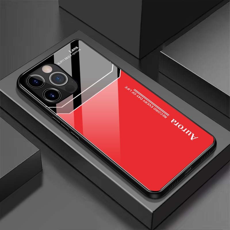 Ốp Lưng IPHONE 12, 12 MINI, 12 PRO, 12 PROMAX Mặt Lưng Kính Cường Lực Sáng Bóng