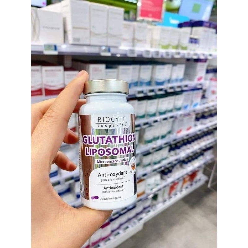 glutathione liposomal biocyte 2000 mg with L-Serine, L-Glycine & Sulforaphane  Active L-Glutathione Unique Formulation to Enhance Absorption - Master Antioxidant, Detoxifying & Immune Liposomal glutathione  body cleansing