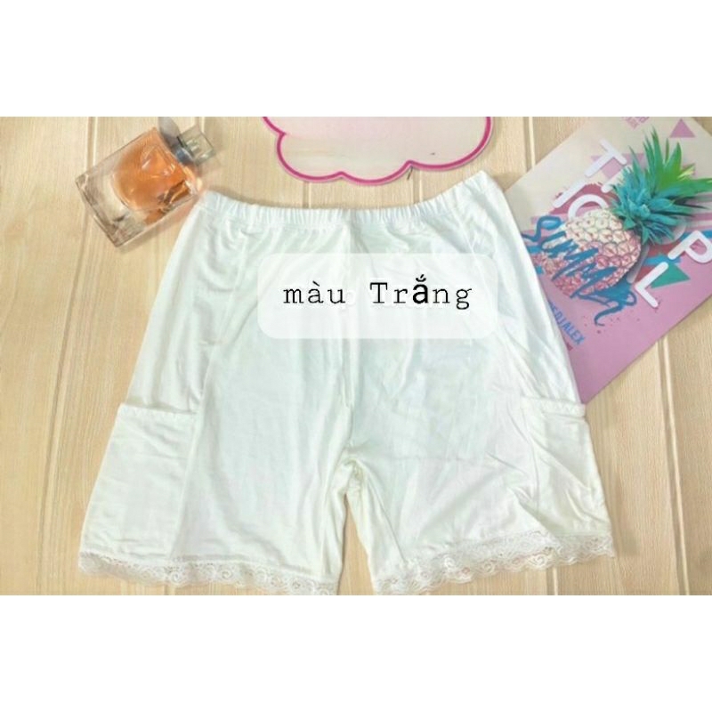 Lót quần may liền vào váy( dành cho khách mua váy 1 lớp nhà mình mà muốn thêm lót quần ạ)