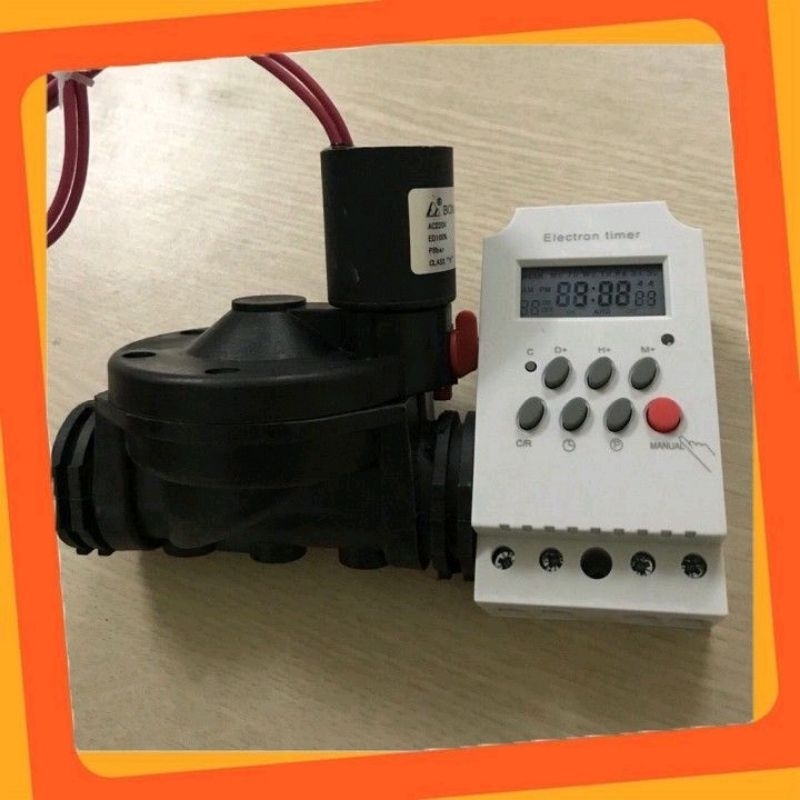 bộ van từ 34mm hẹn giờ + timer