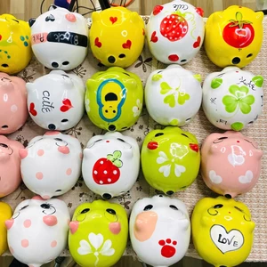 Heo Mini Lỗ Tròn Lợn Đất Heo Đất Ống Heo Đất Tiết Kiệm Làng Gốm Bát Tràng