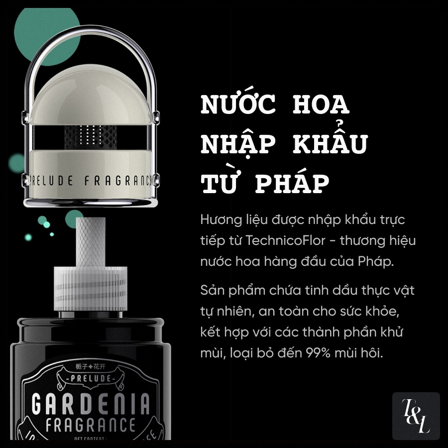 Nước Hoa Ô Tô Cao Cấp PRELUDE Hương Nước Hoa Pháp - Sang Trọng, Cổ điển, Thanh Lịch