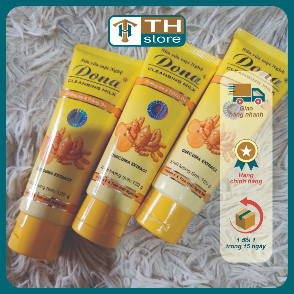 Sữa rửa mặt nghệ Dona ngừa mụn 120g | Shopee Việt Nam