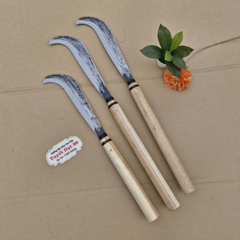 Dao rựa quắm liềm phát cán dài 30cm hàng thép nhíp chuẩn sắc bền ...
