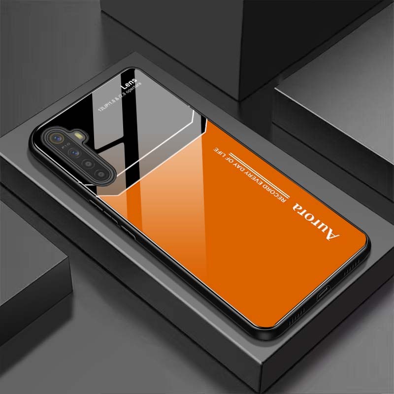 Ốp Lưng REALME 6, REALME 6 PRO Mặt Lưng Kính Cường Lực Sáng Bóng